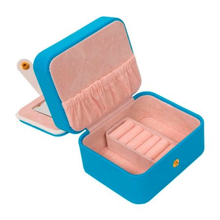 Шкатулка для ювелирных украшений из искусственной кожи