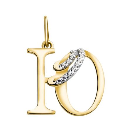 Золотая подвеска буква Ю с фианитами дневник школьный феникс буква оранжевая