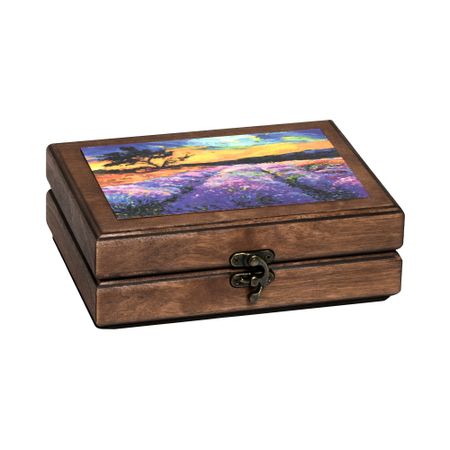 Деревянная шкатулка для ювелирных украшений