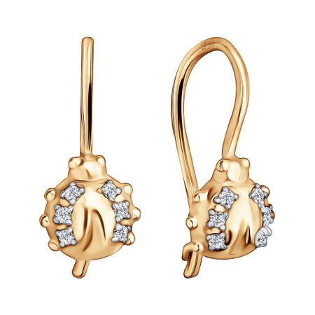 Золотые детские серьги с фианитами настенные светильники облака белые розовые золотые детские