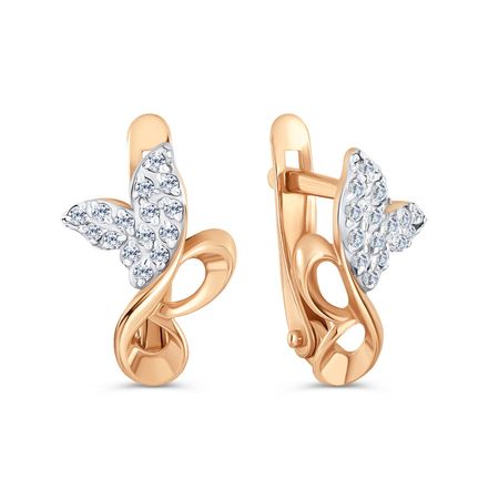 Золотые детские серьги с фианитами настенные светильники облака белые розовые золотые детские