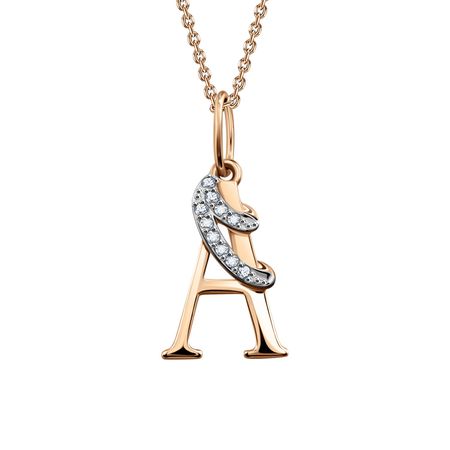 Золотая подвеска буква А с фианитами валентина семеновна ермаченкова буква 1 вводный лексико фонетический курс с элементами грамматики