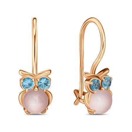 Золотые детские серьги с фианитами настенные светильники облака белые розовые золотые детские