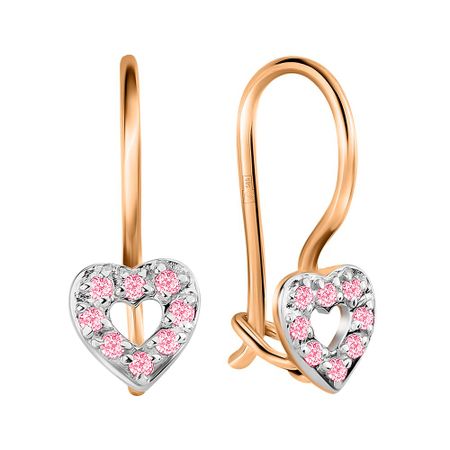 Золотые детские серьги с фианитами настенные светильники облака белые розовые золотые детские