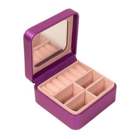 Шкатулка для ювелирных украшений из искусственной кожи