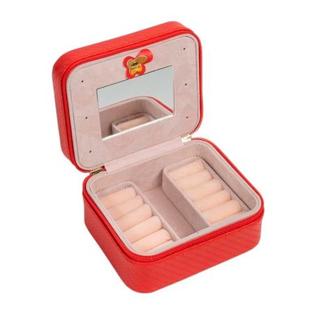 Шкатулка для ювелирных украшений из искусственной кожи фиолетовая бумажная шкатулка для украшений gmb724