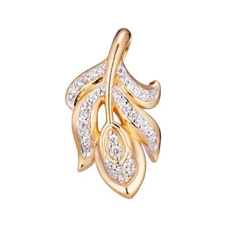 Подвеска из золота с фианитами