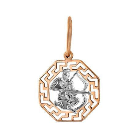 Золотая подвеска со знаком зодиака Стрелец