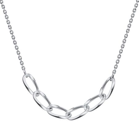 Серебряное колье Якорь-ролло с родированием ролло рис мэй свобода и судьба