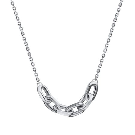 Серебряное колье Якорь-ролло с родированием ролло рис мэй свобода и судьба