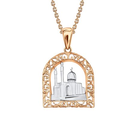 Золотая мусульманская подвеска