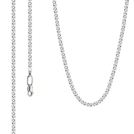 Серебряная цепочка Улитка с родированием ито огава ресторанчик улитка