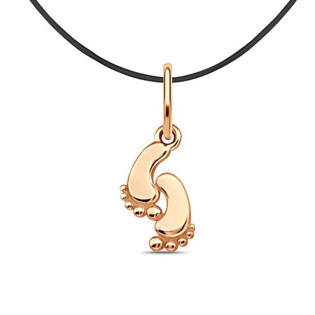 Золотая детская подвеска Пяточка