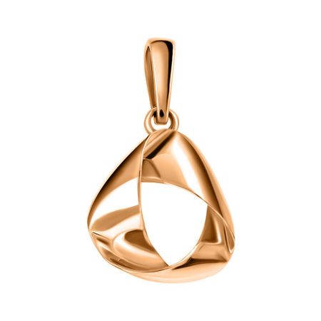 Золотая подвеска Лента