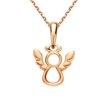 Золотая детская подвеска Ангел