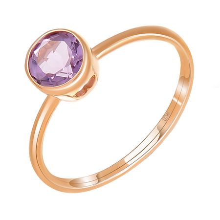 Кольцо детское TALANT из золота с аметистом