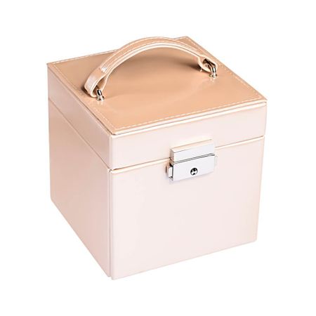 Шкатулка для ювелирных украшений из искусственной кожи 8 шт радужные кабошоны из искусственной смолы tsxjy