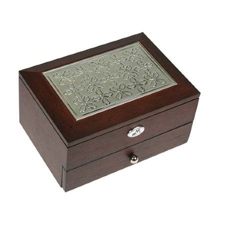 Шкатулка для ювелирных украшений Цветы, 18x13x10 см