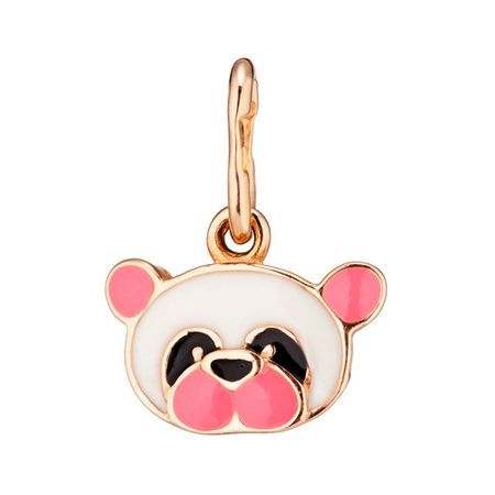 Золотая детская подвеска с эмалью