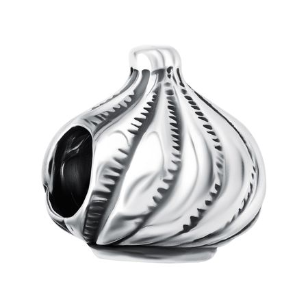 Серебряный шарм Купол с чернением