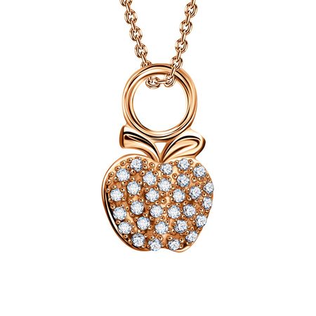 Золотая подвеска Яблоко с бриллиантами фрукты сушеные gifruit дикое яблоко 500г