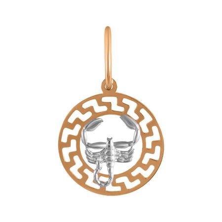 Золотая подвеска со знаком зодиака Скорпион clever зодиаки скорпион