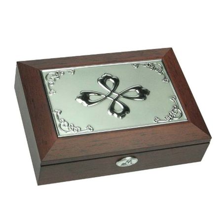 Шкатулка для ювелирных украшений Листья, 18x13x5 см