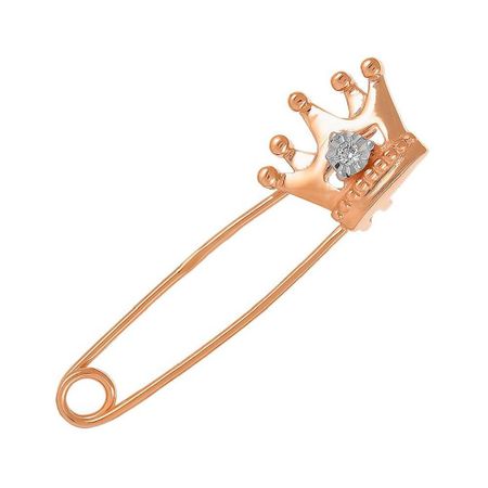 Брошь-булавка из золота с бриллиантом