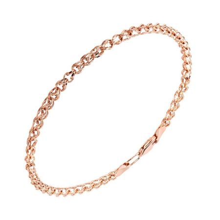 Золотой пустотелый браслет Европейский квадратный бисмарк с алмазной гранью европейский ковёр из полиэстера