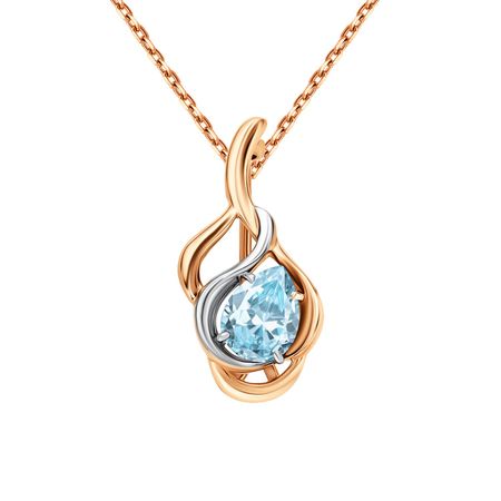 Брошь из золота с топазом для вышивания бисером klart брошь клубника