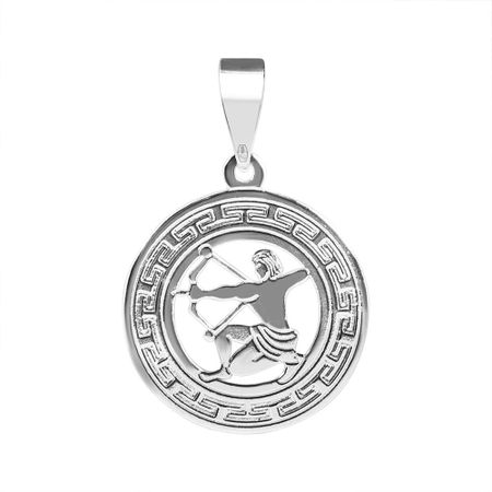 Серебряная подвеска со знаком зодиака Стрелец