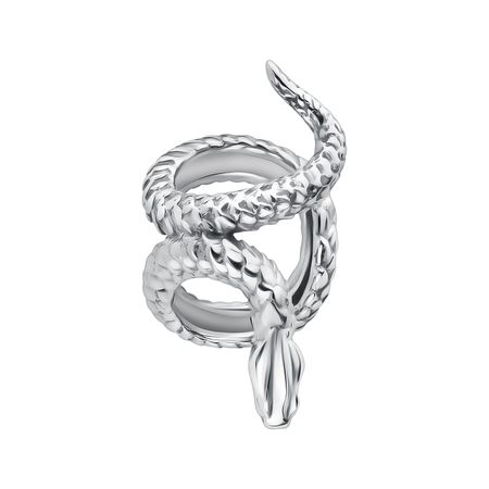 Серебряная серьга с родированием татьяна витальевна устинова серьга артемиды