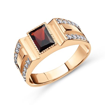 Золотой перстень с гранатом и бриллиантами данил аркадьевич корецкий усмешка люцифера перстень иуды 4 роман