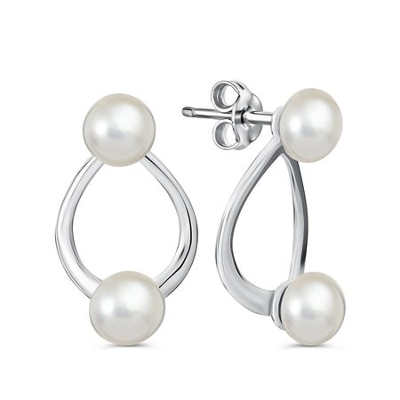 Серебряные серьги с жемчугом серебряные кольца для салфеток с жемчугом из 12 штук