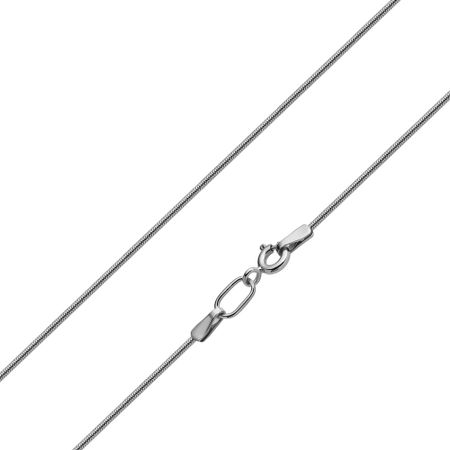 Серебряная цепочка Снейк с алмазной гранью