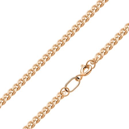 Золотая полновесная цепочка Нонна с алмазной гранью