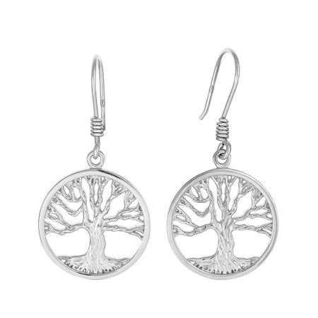Серьги Дерево Жизни из серебра дуно беинса одежда жизни утреннее слово