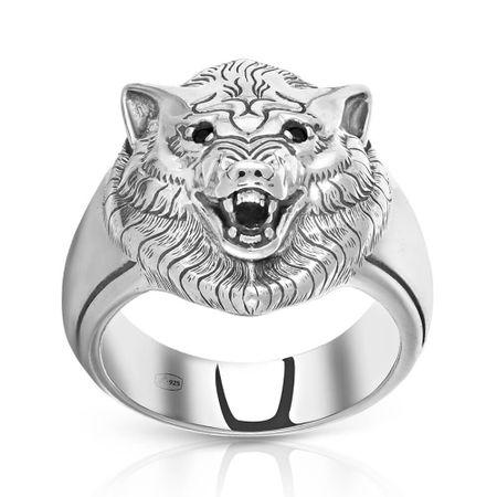 Кольцо-печатка SOKOLOV Волк из серебра с фианитами якоб и вильгельм гримм картонка волк и семеро козлят