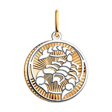 Золотая подвеска со знаком зодиака Скорпион clever зодиаки скорпион