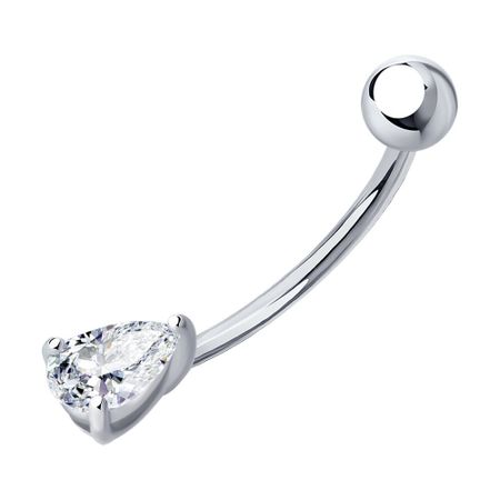 Пирсинг SOKOLOV из серебра с фианитом