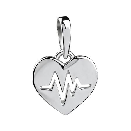 Серебряная подвеска Пульс с родированием мелина боярова юлия пульс клеймо дракона