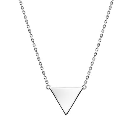 Серебряное колье с родированием из коллекции Геометрия геометрия полугруппы zn 0 приложения к комбинаторике алгебре и дифференциальным уравнениям