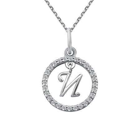 Серебряная подвеска буква И с фианитами автомобильная 3d abs пластиковая серебряная буква логотип наклейка задний багажник оформление для honda нефритовая эмблема аксессуары