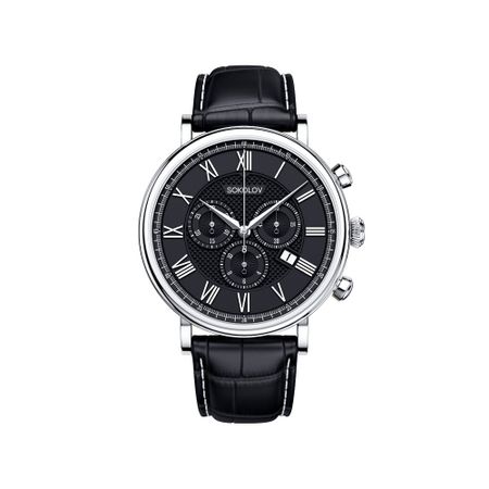 Серебряные мужские часы SOKOLOV Motion 125.30.00.000.02.01.3