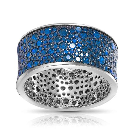 Кольцо из серебра со шпинелью