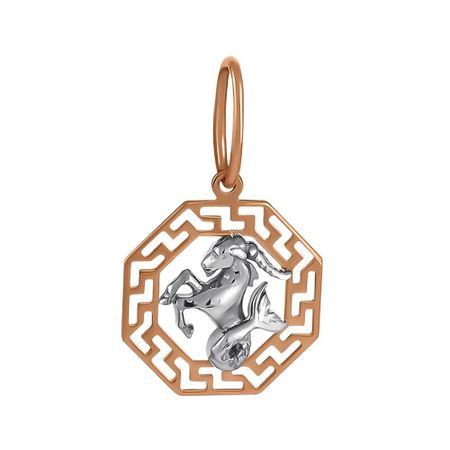 Золотая подвеска со знаком зодиака Козерог вика козерог мы все умрем вчера эту книгу читает вся страна