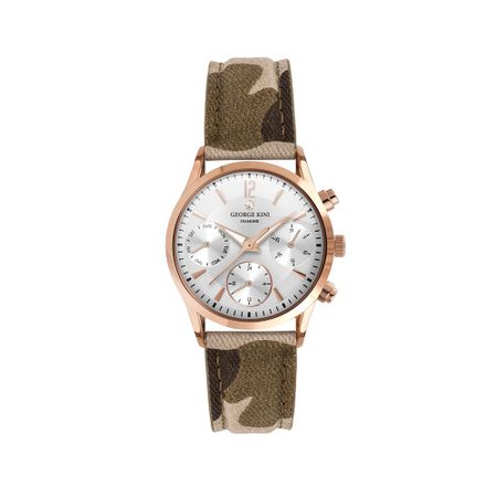Женские часы GEORGE KINI Camouflage GK.26.R.9R.4.3.0 чай зеленый каждый день байховый в пакетиках 100 шт х 1 5 г