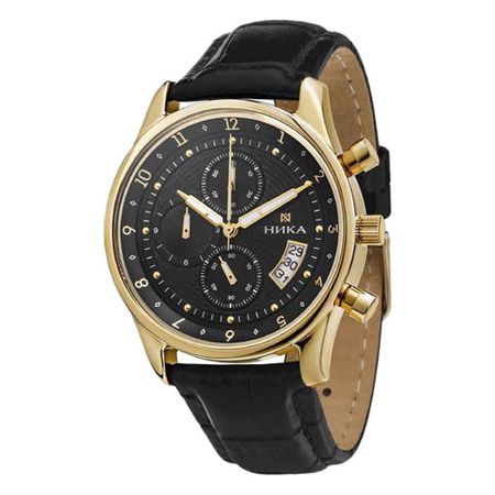 Золотые мужские часы НИКА 1246.0.3.52