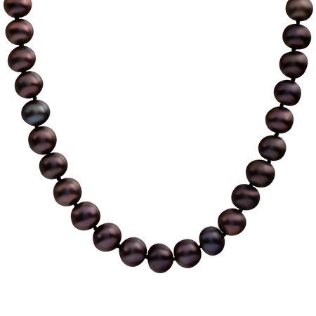 Бусы из жемчуга с золотым замком