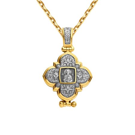 Серебряная подвеска-мощевик